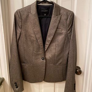 Banana Republic Metallic suit jacket.